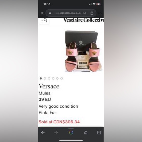 Bubblegum pink Versace heels - Picture 5 of 5